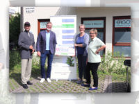 Spende an Gesundheitsforum – Übergabe in unserer Eninger Praxis
